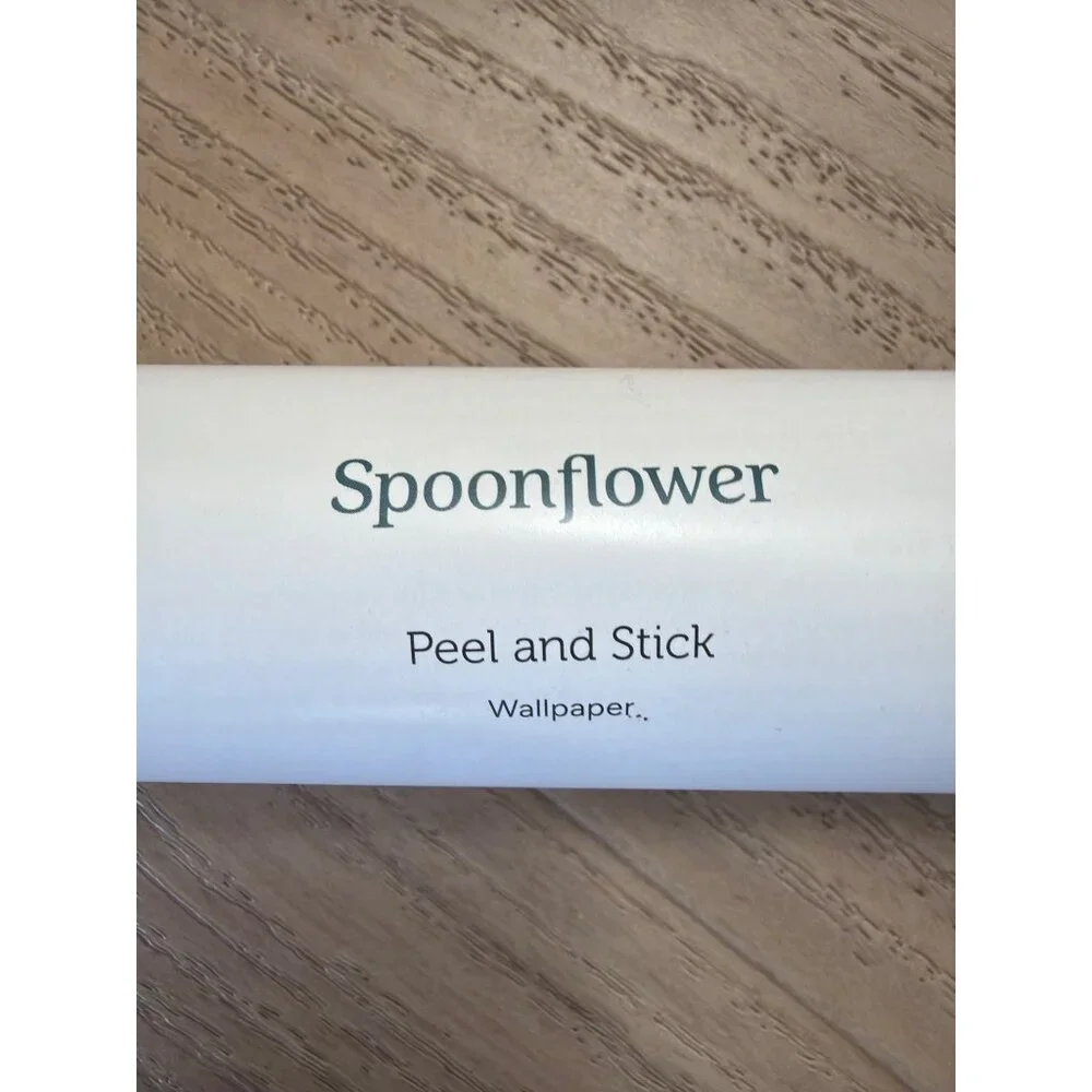 Spoonflower Peel & Stick Wallpaper Roll Black White Polka Dot Pattern Removable
